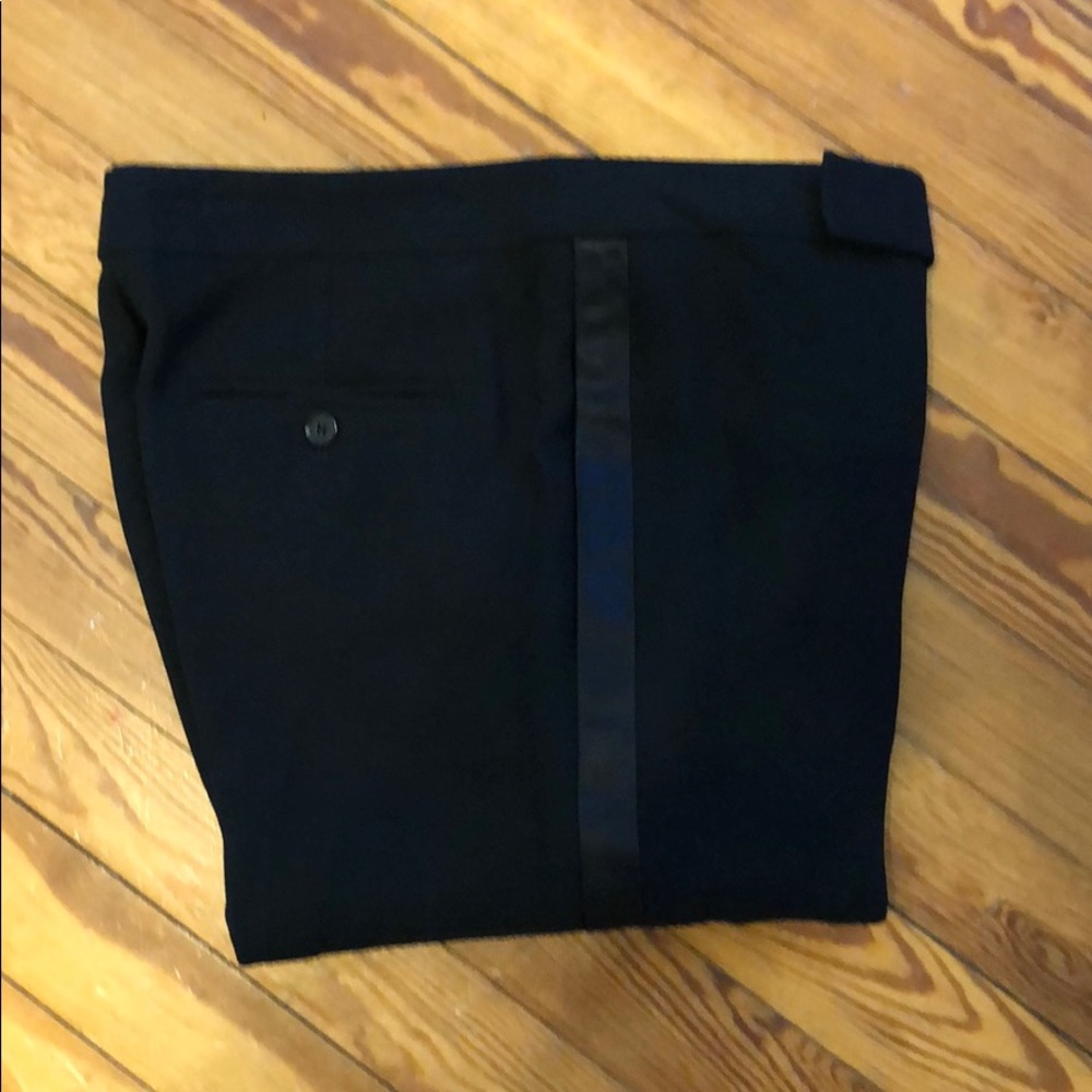 Ralph Lauren Black Label Silk Tuxedo Pants sz 8.